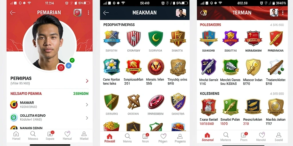 Tangkapan layar ketiga memperlihatkan leaderboard dengan para pemain terbaik.