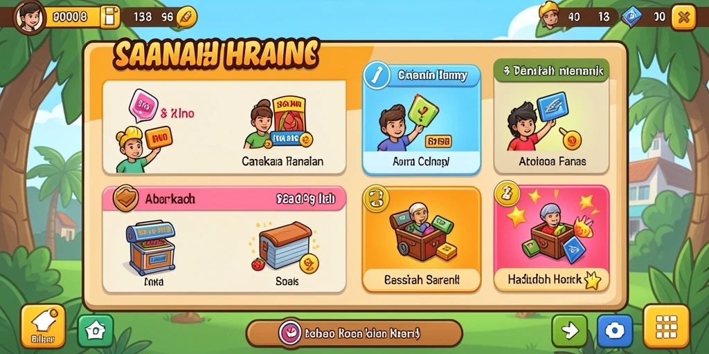Mini-game yang menantang dan seru.