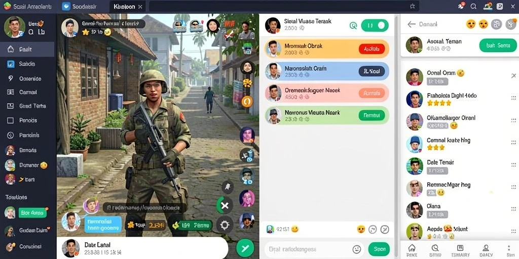 Fitur multiplayer yang memungkinkan bersaing dengan teman.