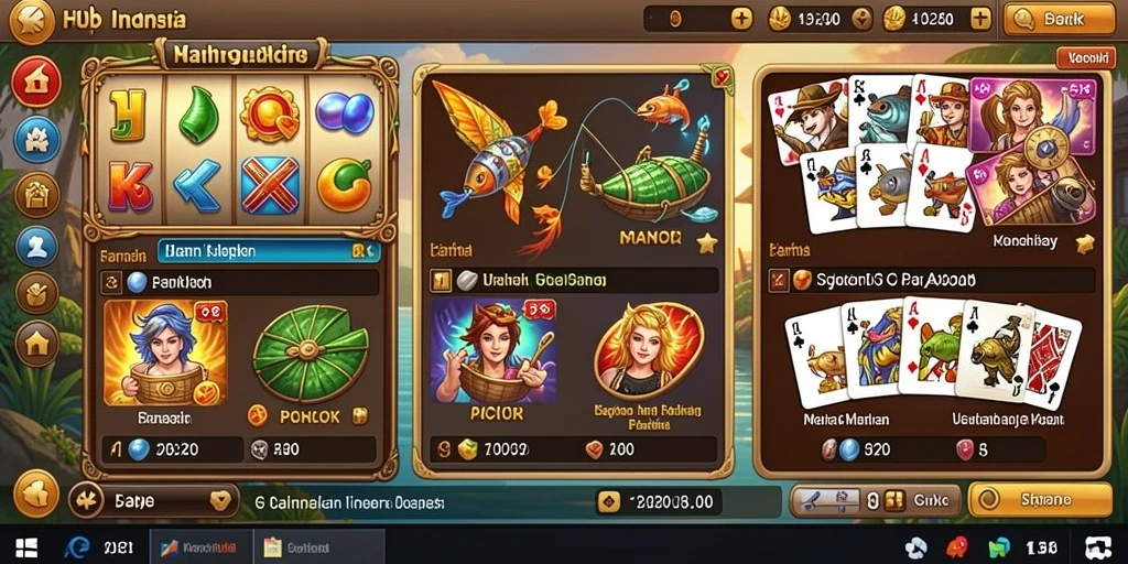 Sistem hadiah menarik yang membuat bermain semakin seru.