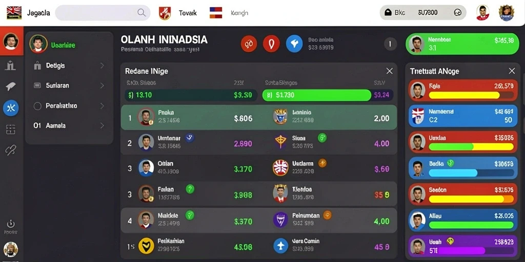 Tangkapan layar menampilkan leaderboard yang menunjukkan peringkat pemain.